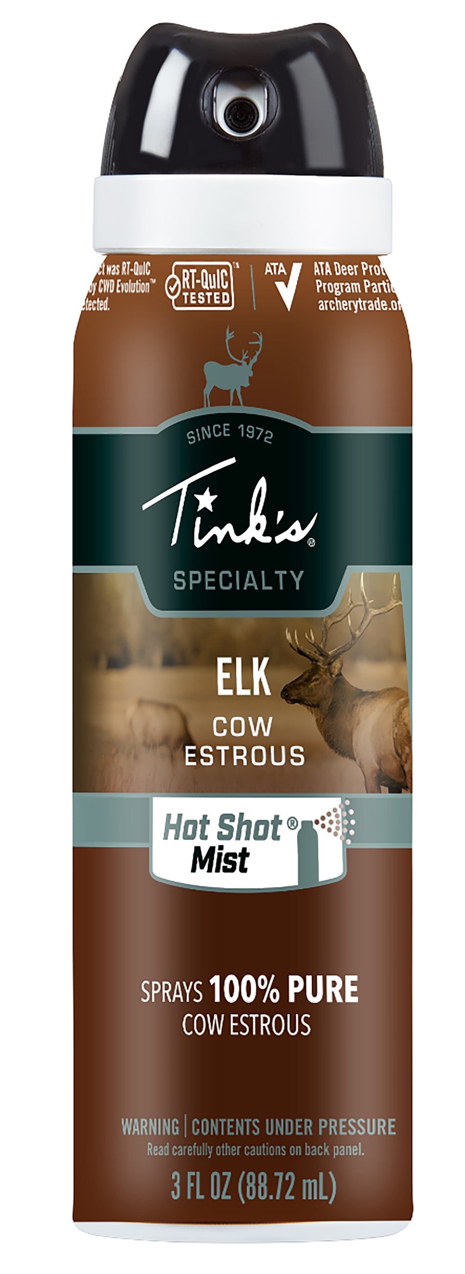 Tinks W5330 Hot Shot Elk Cow In Estrous Mist Deer Attractant 3 oz Spray