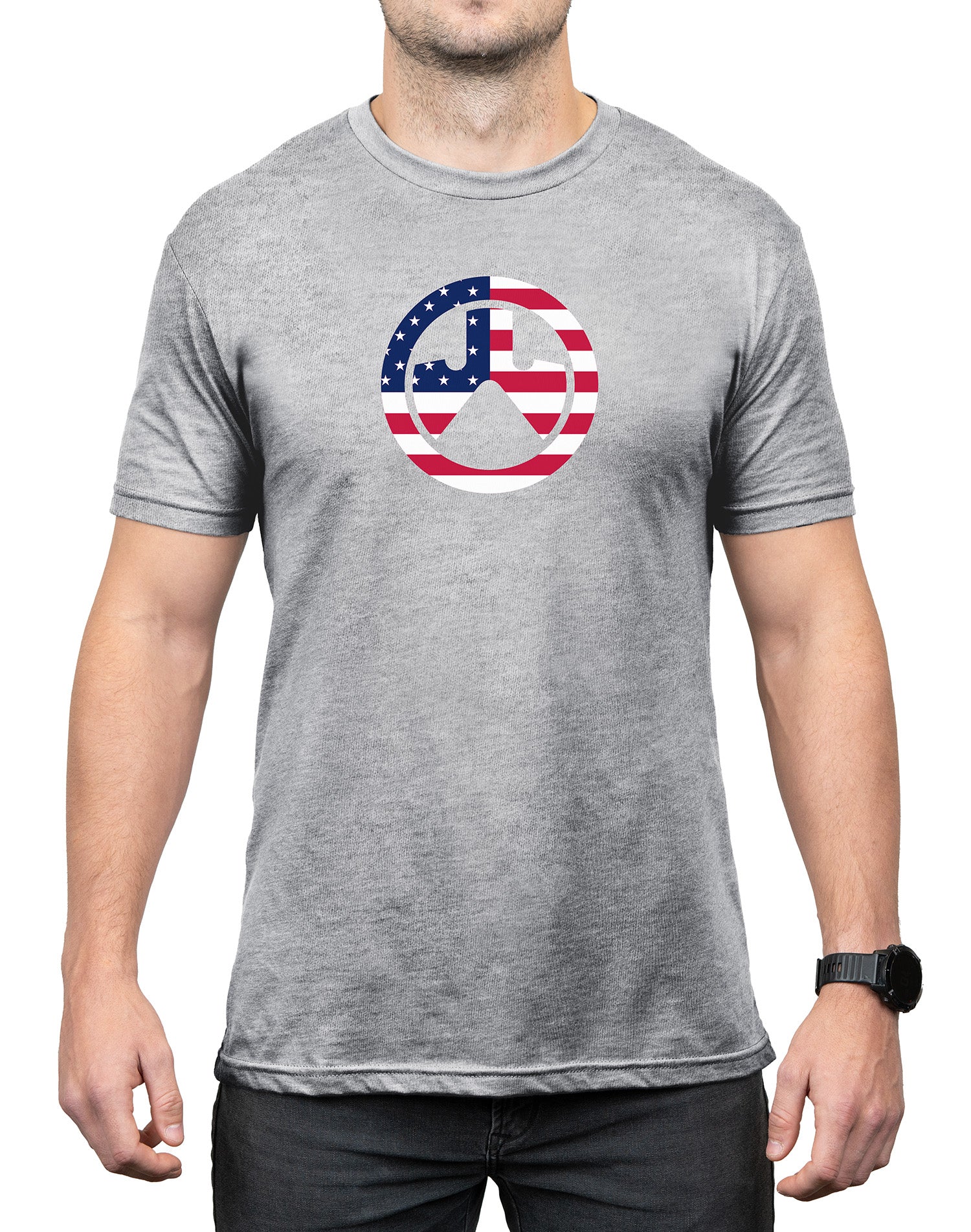 Magpul MAG1281030S Independence Icon S/S Tee Athletic Gray Heather Small