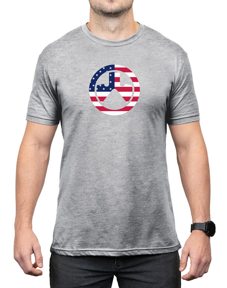 Magpul MAG1281030S Independence Icon S/S Tee Athletic Gray Heather Small