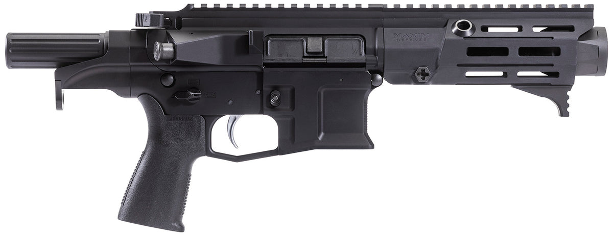 Maxim Defense MXM50803 PDX 505-SPS 5.56x45mm NATO Caliber with 5.50" Barrel, 20+1 Capacity, Black Metal Finish, Black Polymer Grip