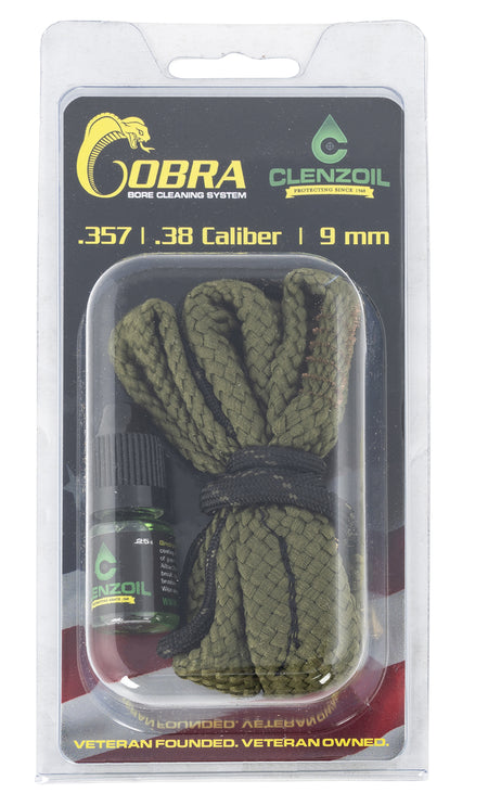 Clenzoil Cobra 2151 .38/357/9mm Bore Cleaning System with Bronze Brush
