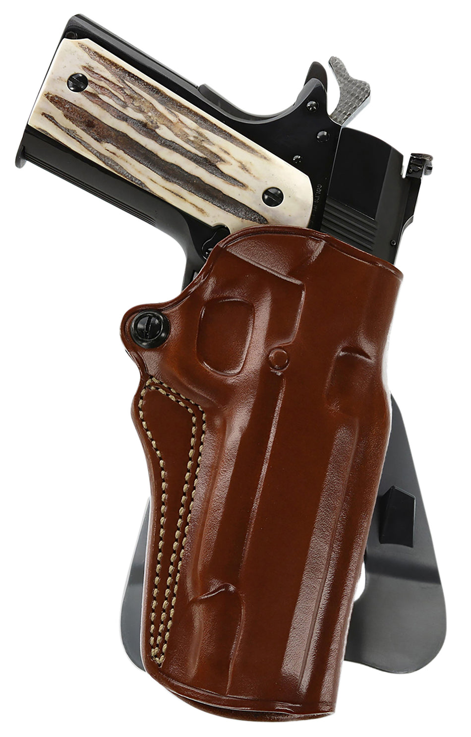 Galco SM2213R Speed Master 2.0 Outside Waistband Tan Leather Paddle Holster 1911 5 Inch Left Hand