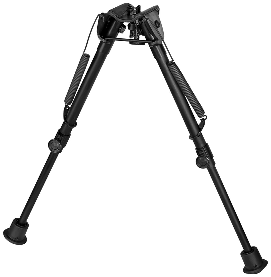Harris 1A2-L2 Non-Swivel Stud Bipod, 9"-13" Height, Self-Leveling Folding Legs, No Sling Stud