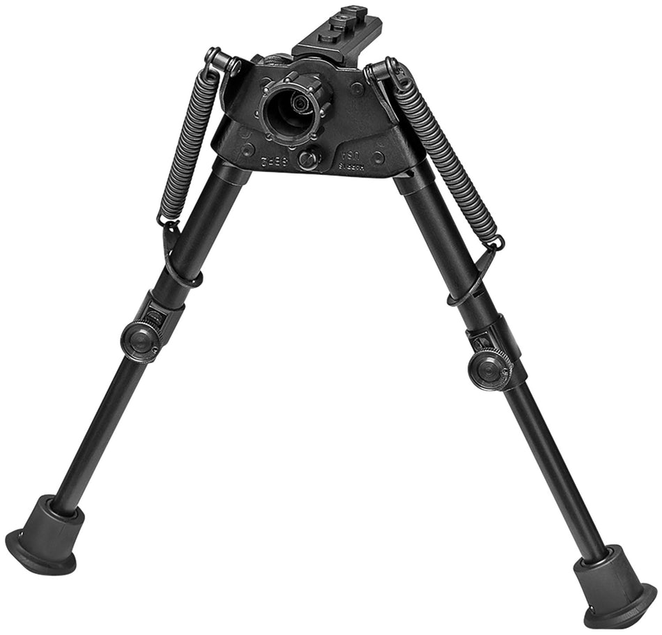 Harris S-BR2M-LOK M-LOK Swivel Bipod, 6"-9" Height, Self-Leveling Folding Legs, Rubber Feet