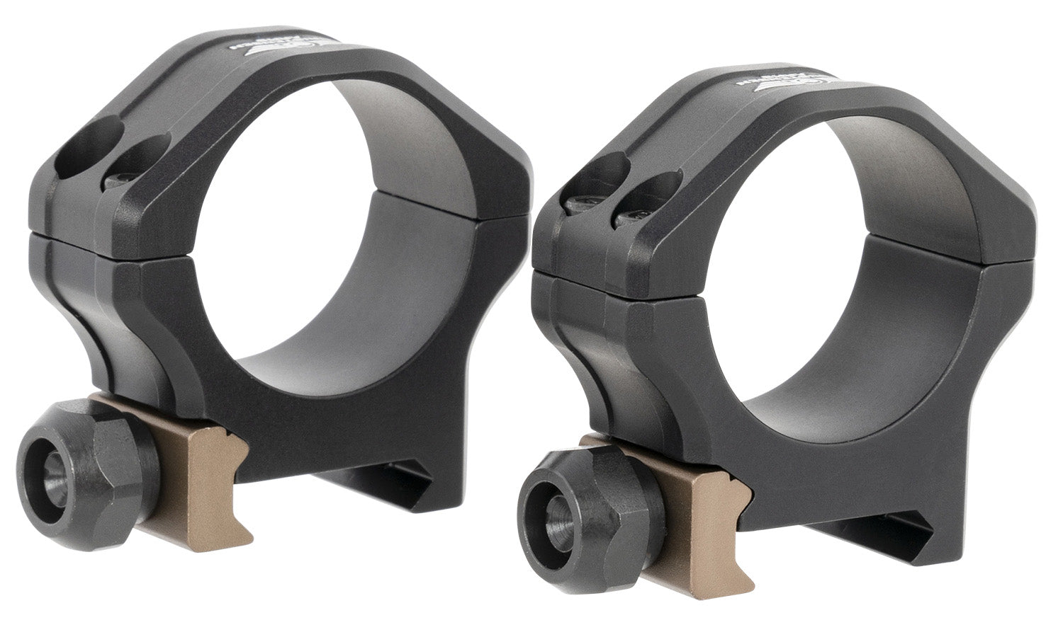 Christensen Arms PRSR-X2 Ultralight Precision Scope Rings 30mm Low Black Anodized