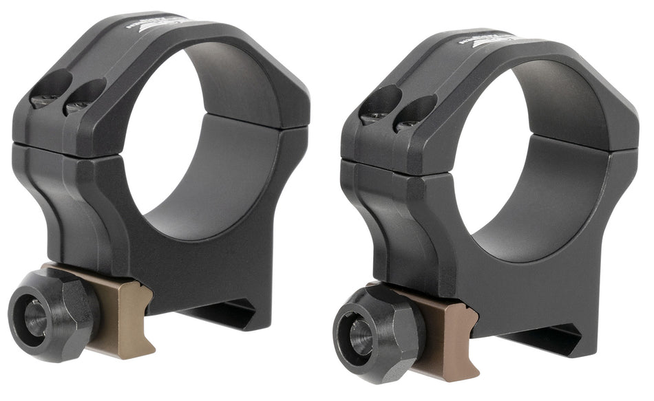 Christensen Arms PRSR-X2 Ultralight Precision Scope Rings 30mm Medium Black Anodized