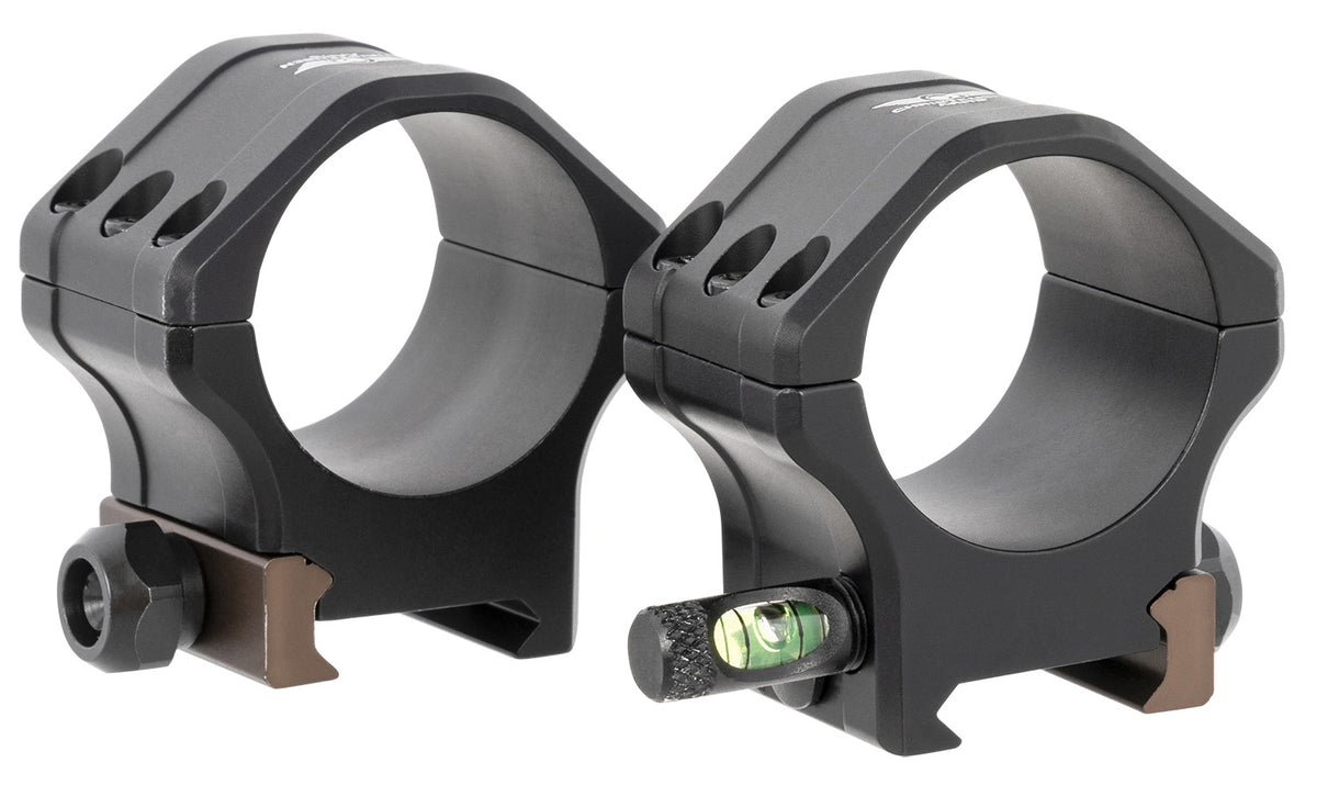Christensen Arms PRSR-HD Tactical Precision Scope Rings 34mm Medium Black Anodized