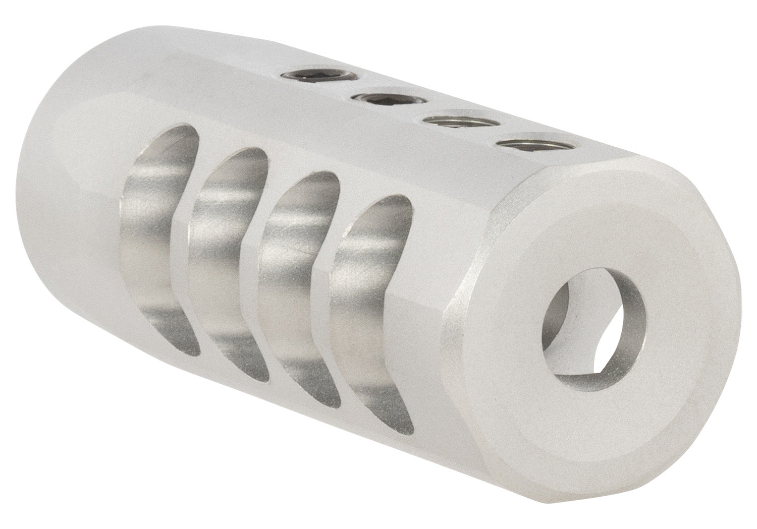 Christensen Arms 8100002300 Titanium Side-Baffle Muzzle Brake .223 Caliber 1/2"-28 Thread .920" Diameter Bull Barrel