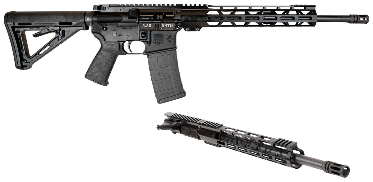 Diamondback DB1721K001 DB15 Combo 5.56/300BLK 16" 30+1 Rifle, Black