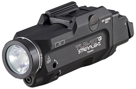 Streamlight TLR-10 G 69473 Black Anodized 1000 Lumen White LED Gun Light with Green Laser