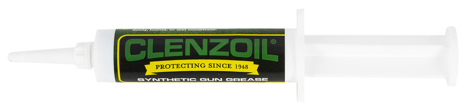 Clenzoil Synthetic Gun Grease 0.50 oz Syringe for Firearm Maintenance