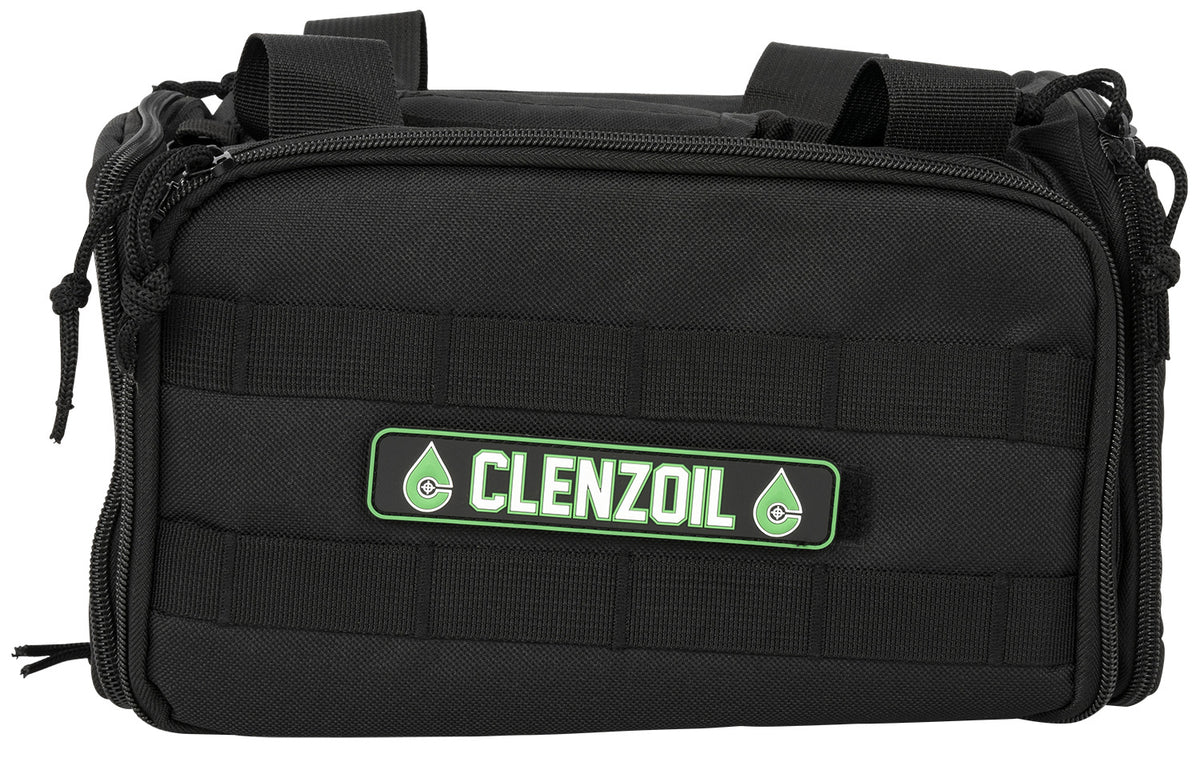 Clenzoil Universal Gun Care Range Bag Cleaning Kit 30 Pieces Multi-Caliber Black