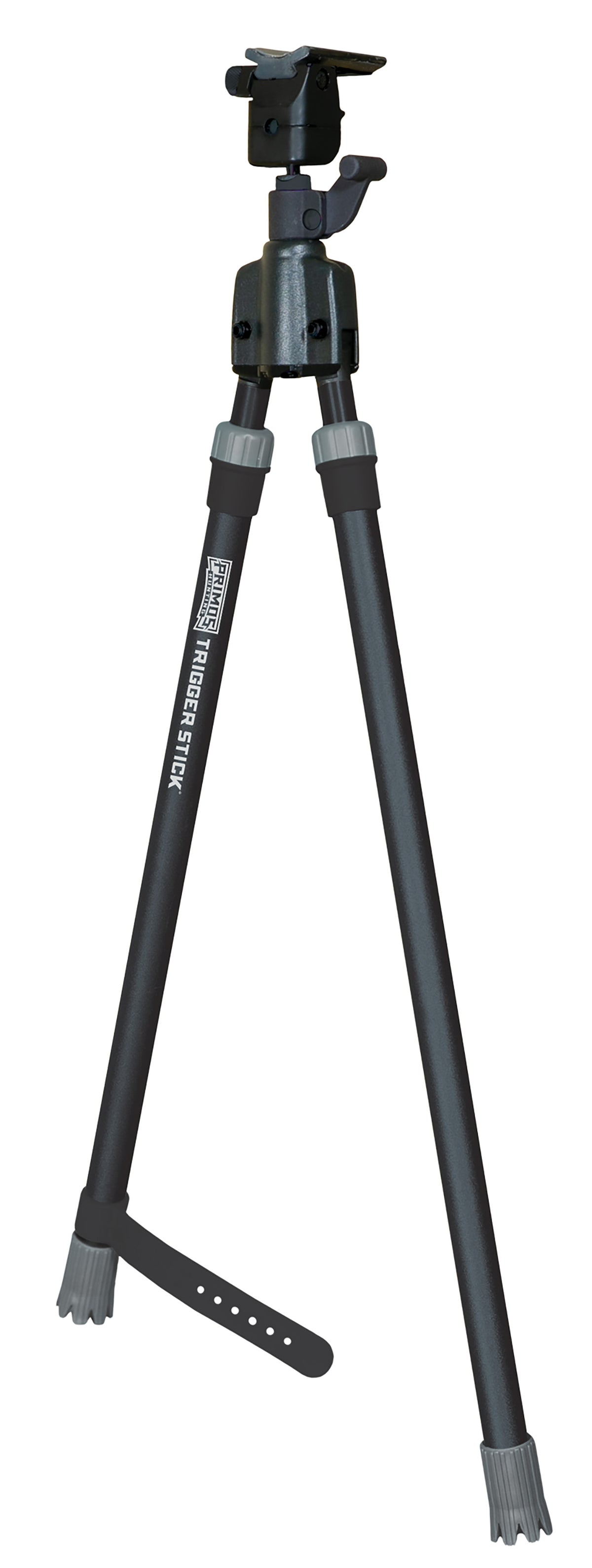 Primos Trigger Stick Medium Gun-Mounted Bipod, Steel, Black and Gray, QD Swivel