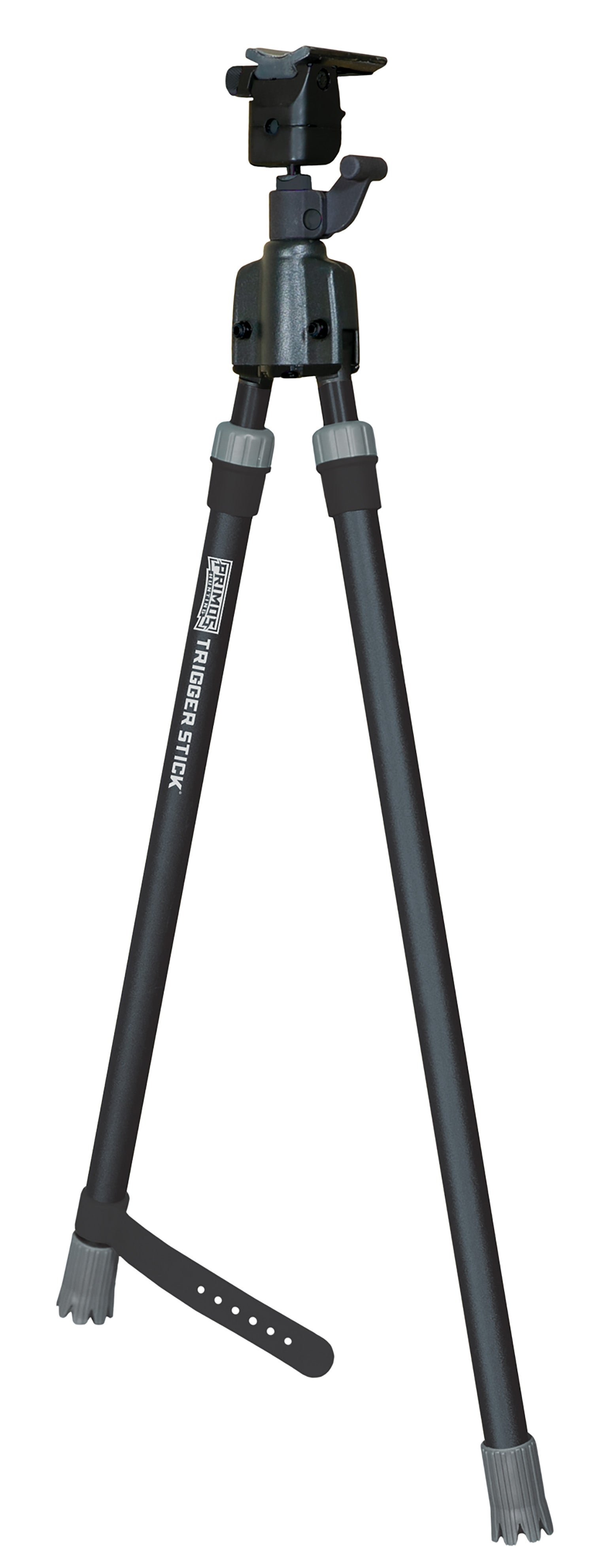 Primos Trigger Stick Medium Gun-Mounted Bipod, Steel, Black and Gray, QD Swivel