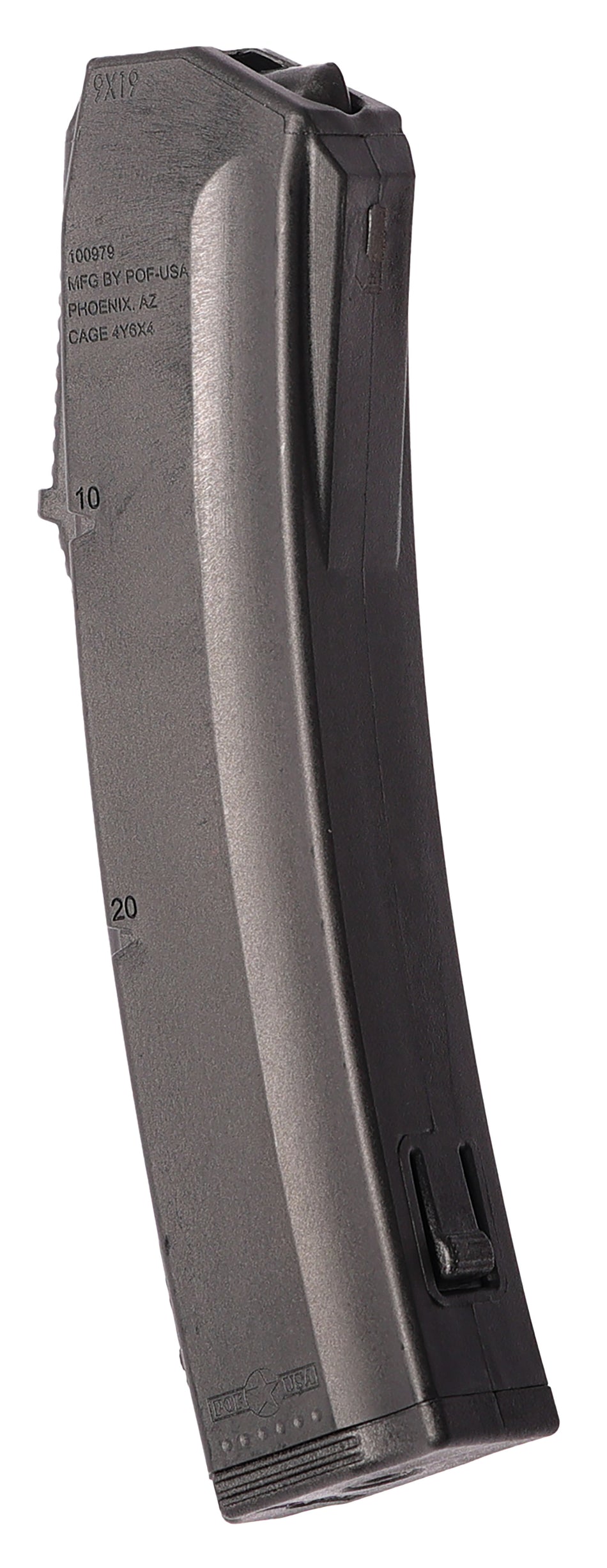 POF 00830 Phoenix 9mm Luger 20-Round Magazine for POF Phoenix Black Polymer