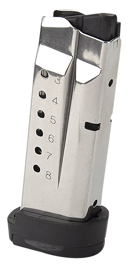 Ed Brown M&P Shield 9mm 8rd Extended Stainless Steel Pistol Magazine