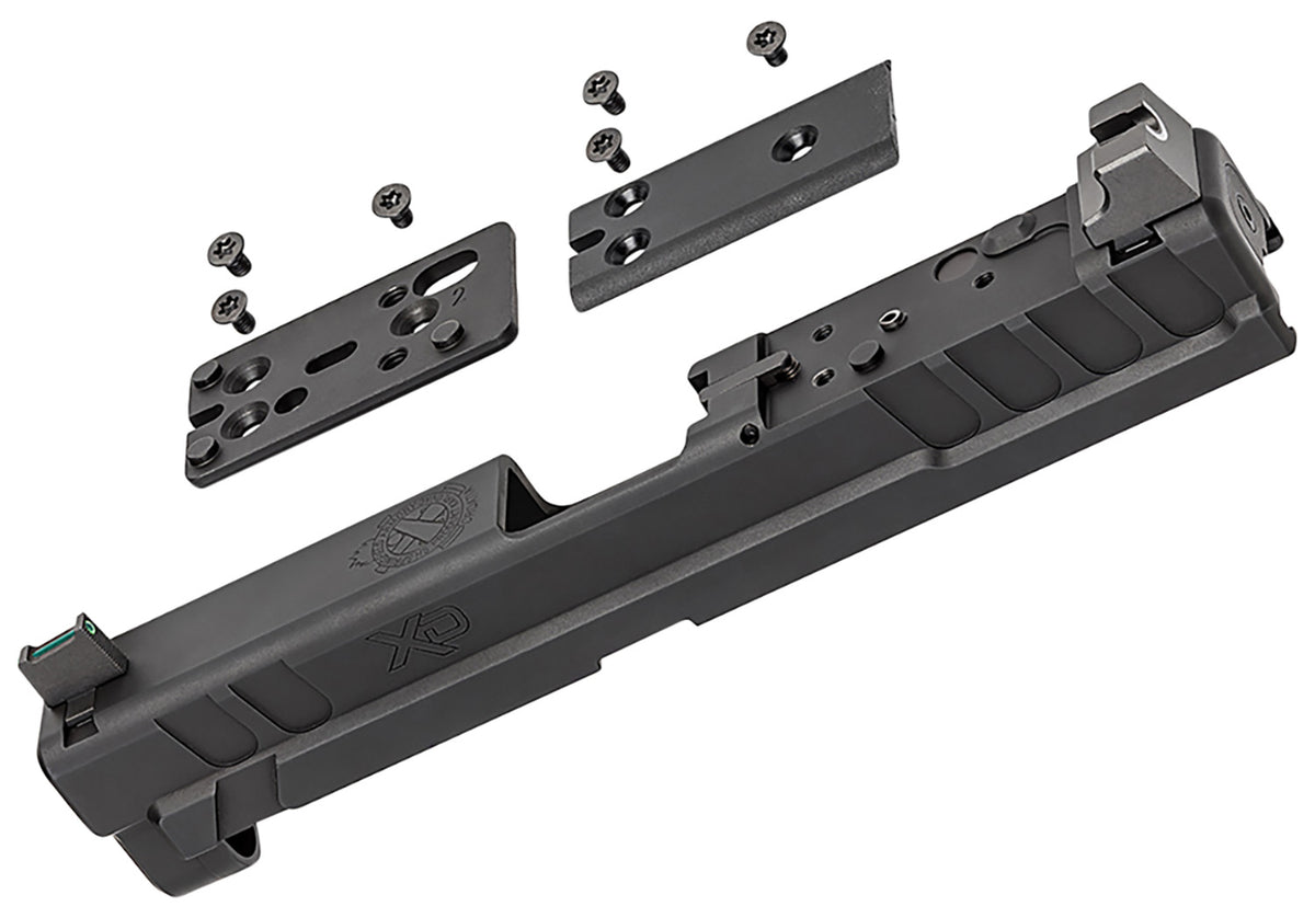 Springfield Armory XD OSP Optical Sight Pistol Slide Assembly 9mm Black Steel with Cover Plates