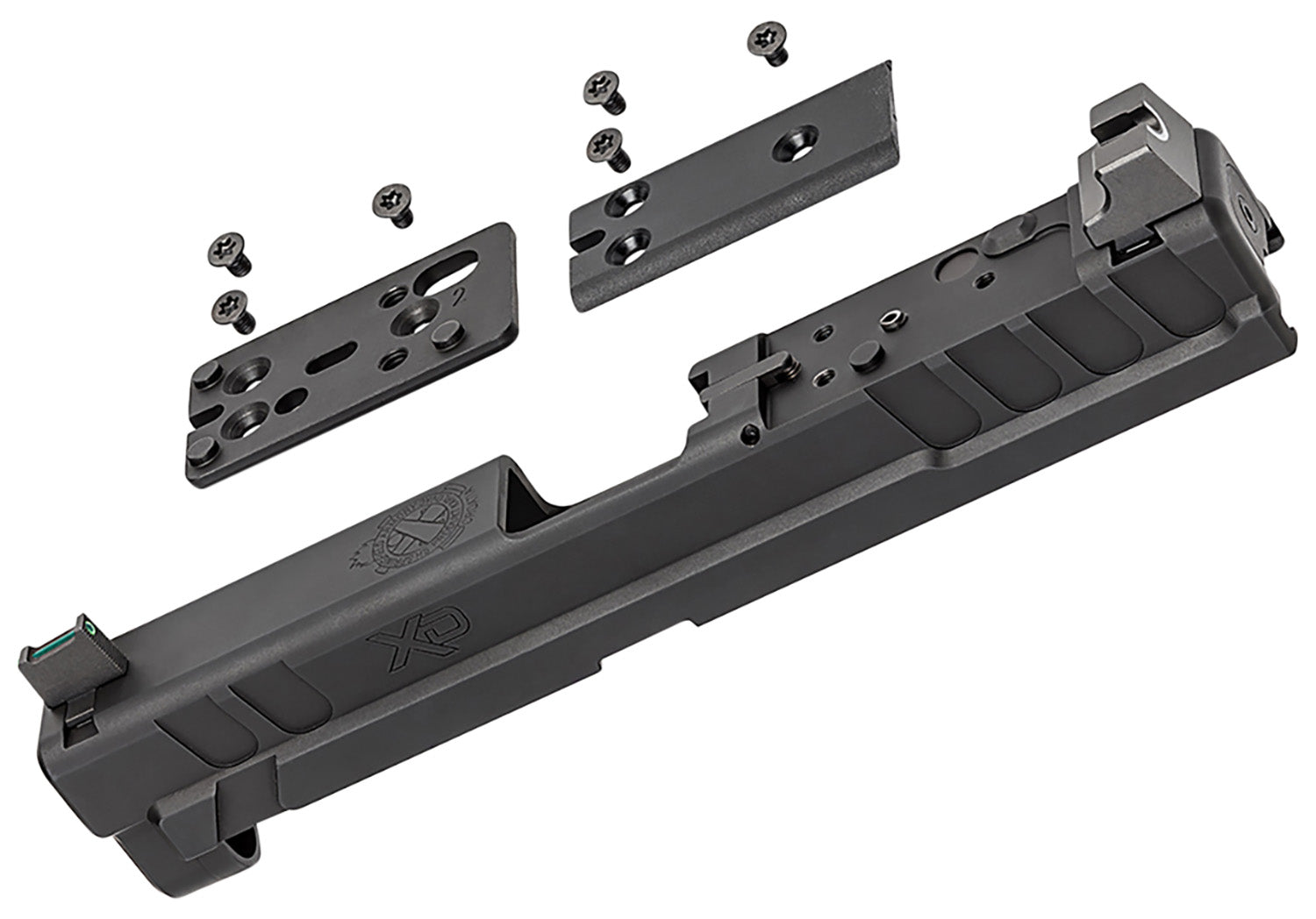 Springfield Armory XD OSP Optical Sight Pistol Slide Assembly 9mm Black Steel with Cover Plates