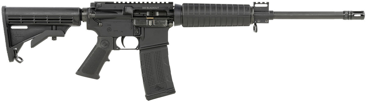 Rock River Arms LAR-15M CAR A4 .300 Blackout 30+1, 16" Barrel, Black, R4 Handguard, Tactical Carbine Stock