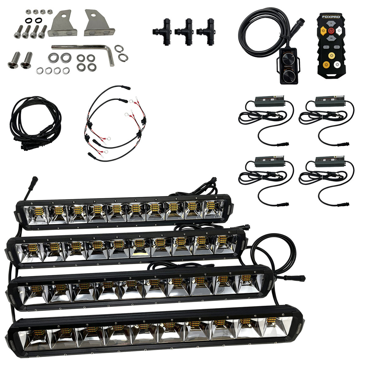 Foxpro Mud Cutter Bowfishing Light Kit MUDCT4KIT with Wireless Remote 4408 Lumens LED