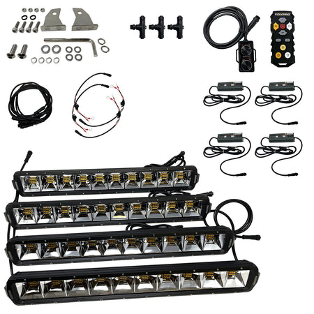 Foxpro Mud Cutter Bowfishing Light Kit MUDCT4KIT with Wireless Remote 4408 Lumens LED