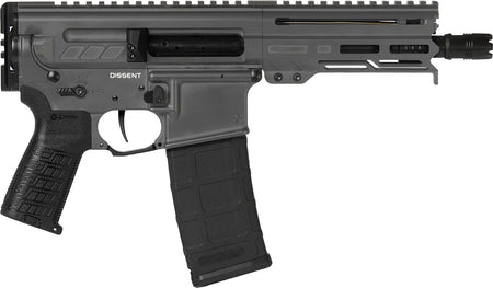 CMMG Dissent MK4 .300 Blackout Pistol, 6.5" Barrel, 30+1, Tungsten Gray