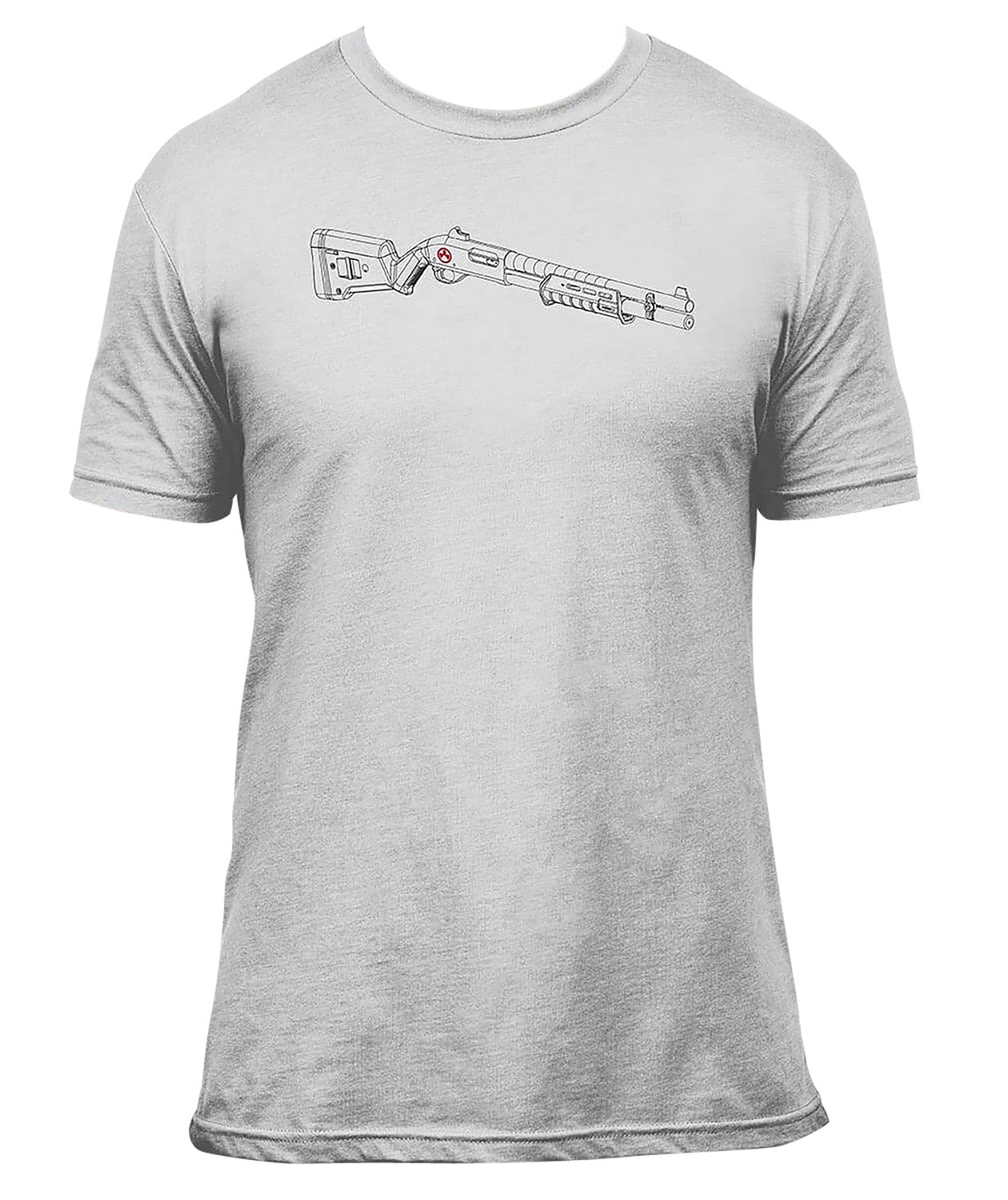 Magpul MAG1278-041-S SGA Blueprint S/S Tee Stone Gray Heather Small