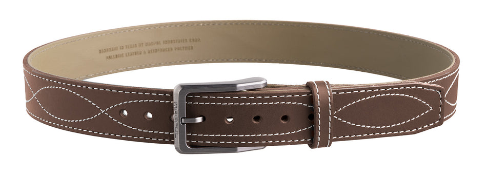 Magpul MAG127621046 Tejas El Pistolero Chocolate Bull Hide Carry Belt 46" 1.50" Wide