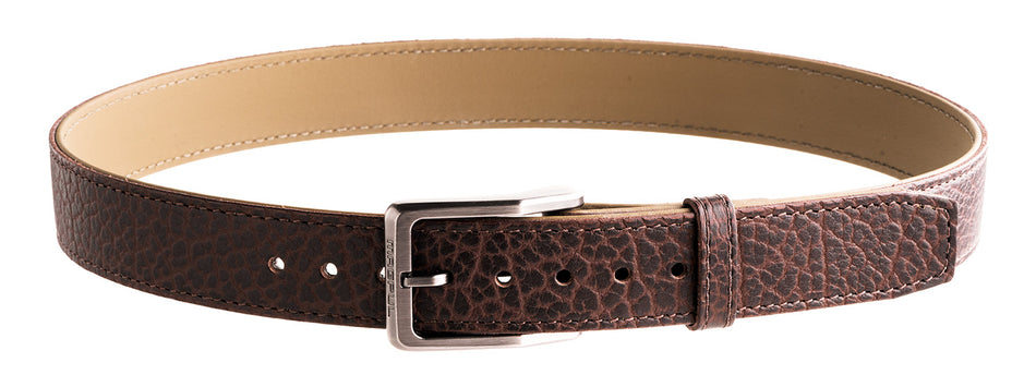 Magpul MAG127921044 Tejas El Cibolo Chocolate Brown Bison Hide Belt 44" 1.50" Wide