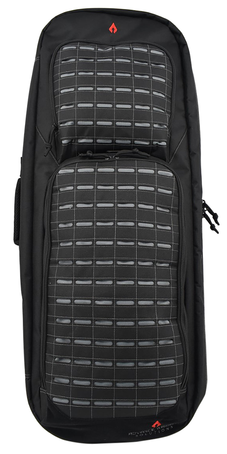 Advance Warrior Solutions 36" Black/Gray Frame Rifle Backpack Case with Side Handle and Molle Attachments