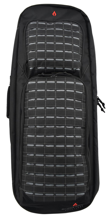 Advance Warrior Solutions 36" Black/Gray Frame Rifle Backpack Case with Side Handle and Molle Attachments