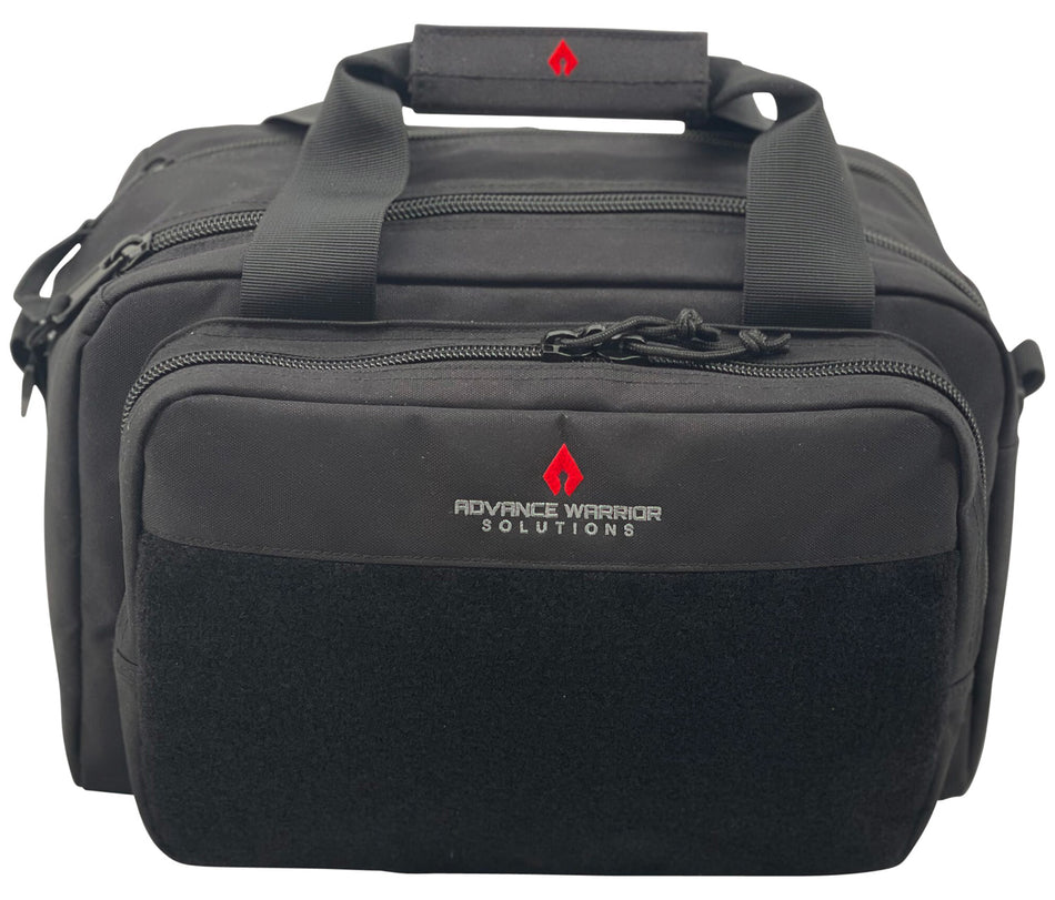 Advance Warrior Solutions Trigger Time Black Range Bag with 5 Mag Holders and Removable Shoulder Strap