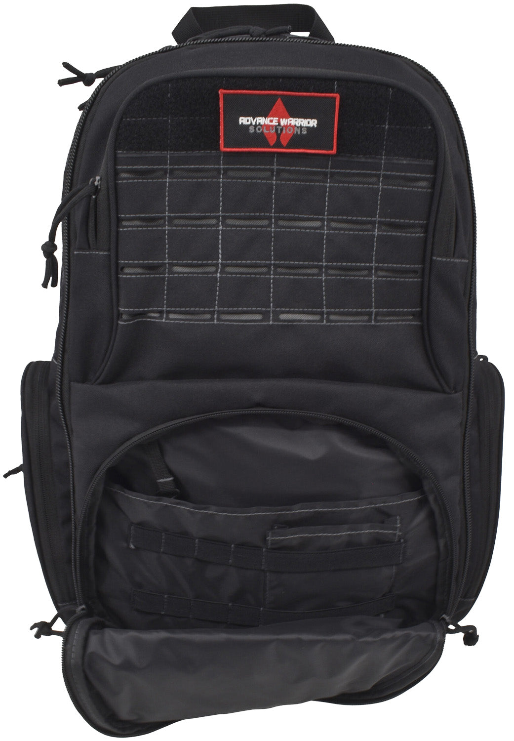 Advance Warrior Solutions JUG5DBPBL Juggernaut 5 Day Pack Black 600D Water Resistant MOLLE