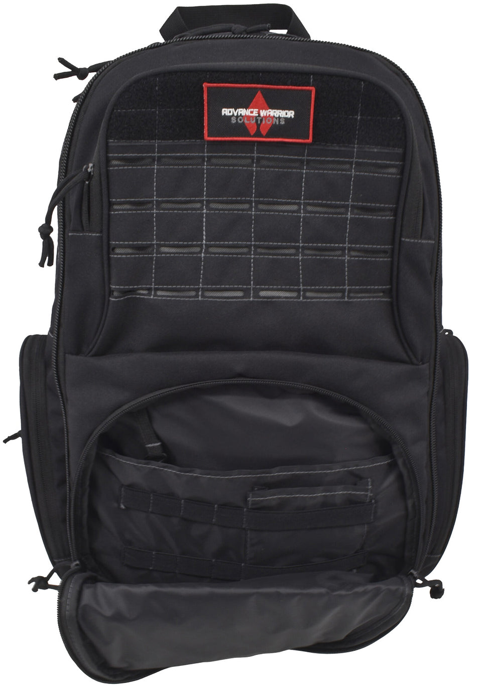 Advance Warrior Solutions JUG5DBPBL Juggernaut 5 Day Pack Black 600D Water Resistant MOLLE