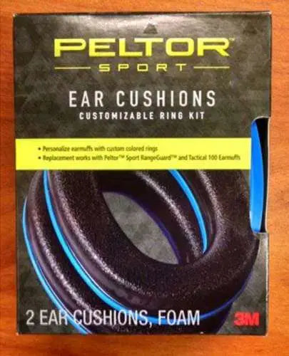 Peltor Sport Blue Customizable Ear Cushion Ring Set