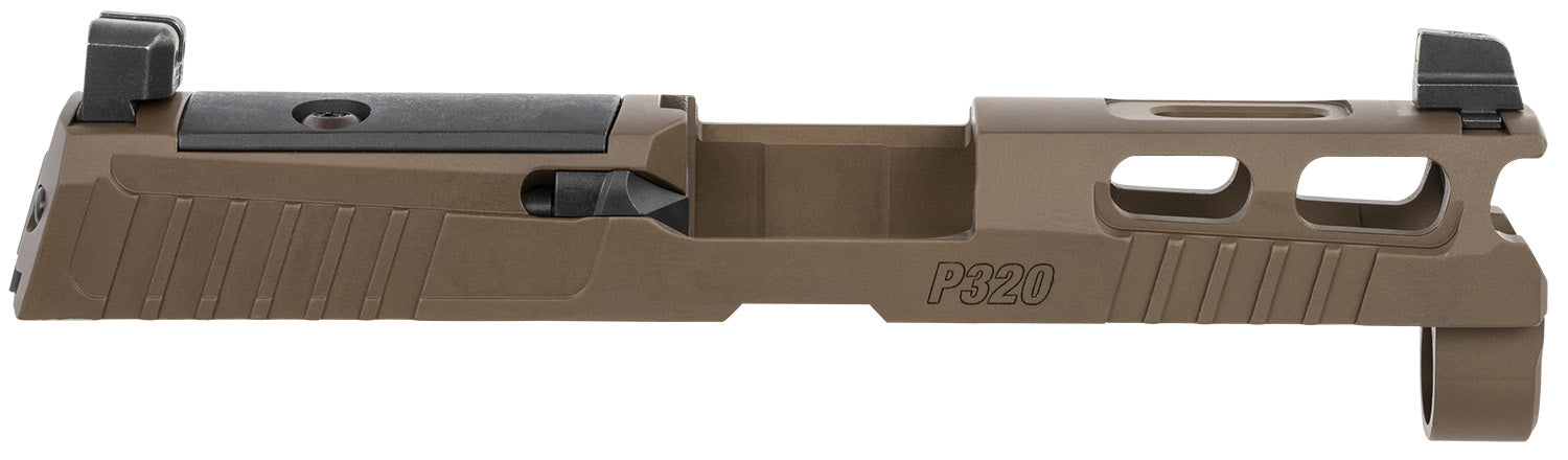 Sig Sauer 8900952 P320 X-Compact/X-Full Pro-Cut Slide 9mm Luger PVD Coyote Brown ROMEO1 PRO