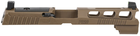 Sig Sauer 8900953 P320 Pro-Cut Slide Assembly 9mm Luger PVD Coyote Brown ROMEO1/ROMEO Pro XRAY3