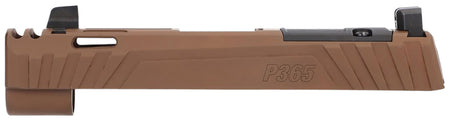 Sig Sauer 8901048 P365 3.1" Slide Assembly 9mm Luger Coyote Brown Integrated Compensator Optic Ready