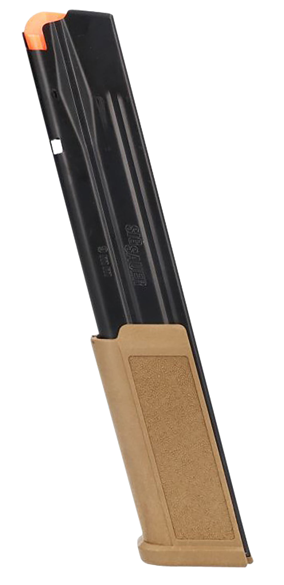 Sig Sauer P320 30rd 9mm Luger Extended Coyote Brown Steel Magazine
