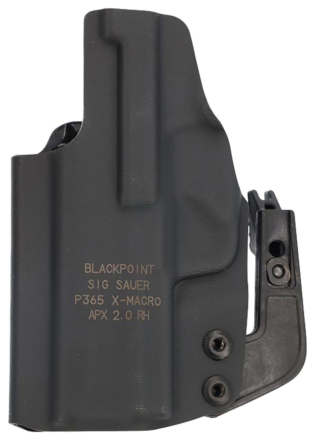 Sig Sauer 8901258 Tactical IWB Black Holster Belt Clip Fits P365-XMACRO Right Hand
