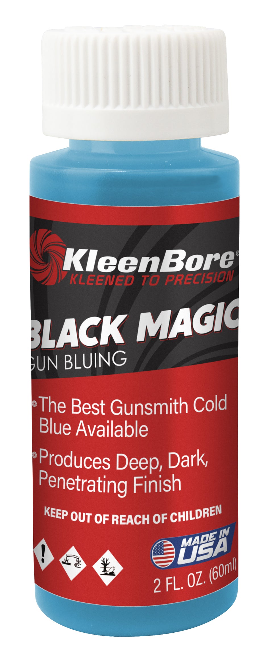 KleenBore Black Magic Gun Metal Bluing Restoration Solution 2 oz.