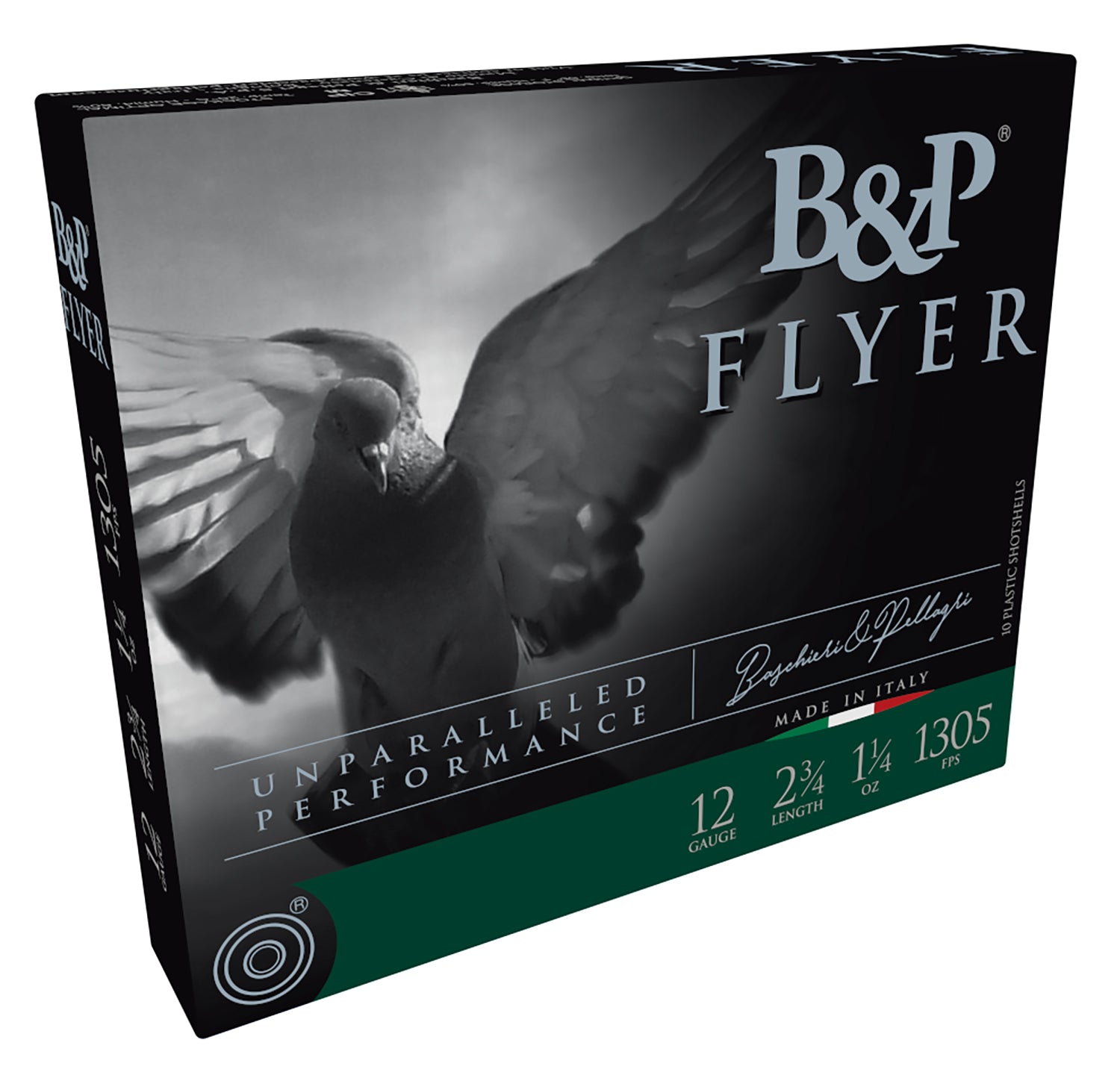 Baschieri & Pellagri (B&P) 12 Gauge 12B14P8 Competition Flyer 2.75" 1-1/4oz 8 Shot