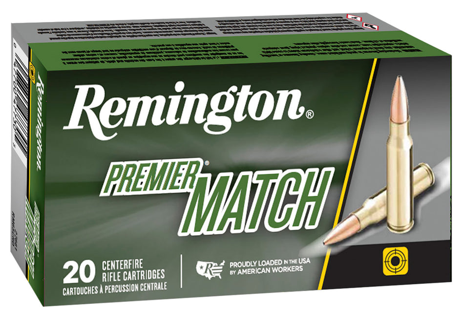 Remington .223 Remington 27682 Premier Match Hollow Point Boat Tail HPBT 52 Grain