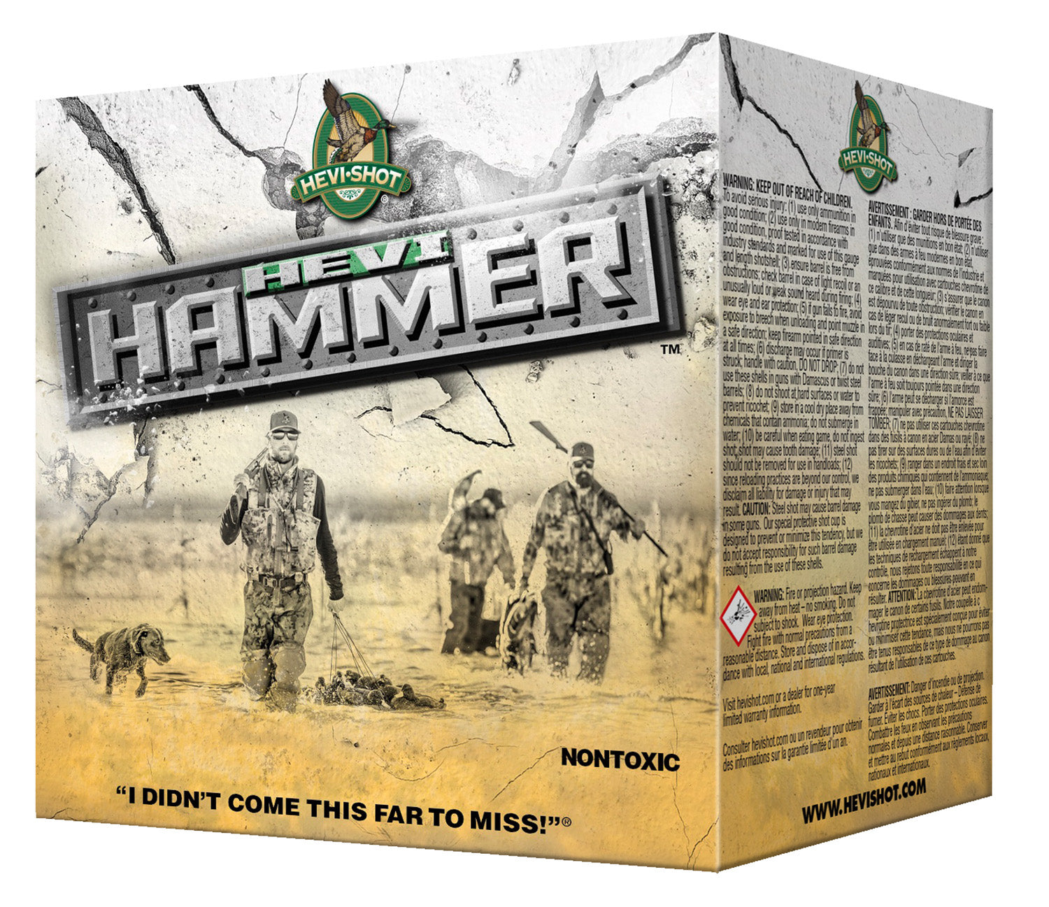 HEVI-Shot 12 Gauge Shotgun Shells HEVI-Hammer BB 1-1/2 oz 3.5 in