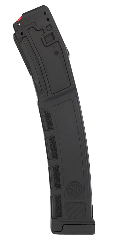 Sig Sauer MPX 35rd 9mm Luger Factory Enhanced Black Polymer Magazine