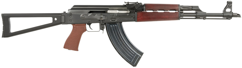 Zastava Arms USA ZR7762RTF ZPAPM70 7.62x39mm Rifle, 30+1, 16.30" Black Chrome Lined Steel Barrel, Serbian Red Wood Handguard, Folding Triangle Stock