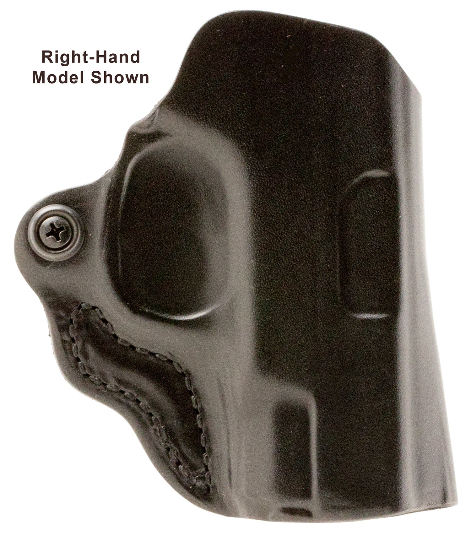 DeSantis Mini Scabbard OWB Black Leather Belt Slide Holster Springfield Prodigy 4.25" LH