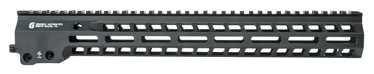 Geissele 05575B SMR MK14 15" M-LOK Black Free-Float Rail AR-15 with Barrel Nut