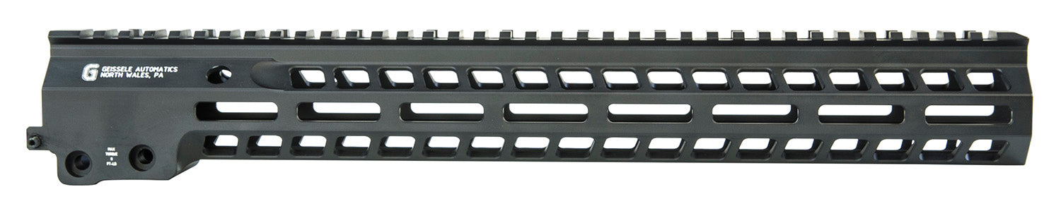 Geissele 05575B SMR MK14 15" M-LOK Black Free-Float Rail AR-15 with Barrel Nut