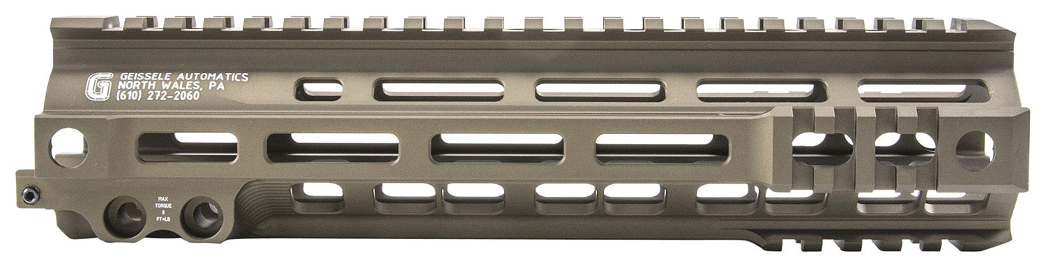 Geissele 05283S SMR MK4 M-LOK 9.30" Desert Dirt Aluminum Handguard with Barrel Nut